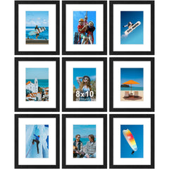 Vittanly front view black frame showing clean edge and modern look for galleries