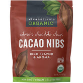 Viva Naturals front pouch showing 2 lb label and organic seal for pantry benefit