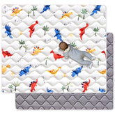 VIVIDVIBEBEARPAS folded mat front view showing compact storage and portability benefit