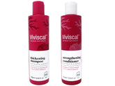 Viviscal front packaging showing shampoo and conditioner promoting fuller-looking hair