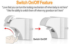 vmaisi close-up of lock mechanism revealing sturdy latch and hidden safety benefit