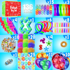 VNAMO spiky balls and foam putty display for sensory texture play