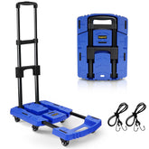 Voipvvii folded cart front view showing compact storage benefit
