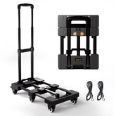 Voipvvii front view folded cart showing compact storage and portability benefits