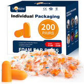 VOISEN front packaging showing 200 pairs and clear labeling for bulk convenience