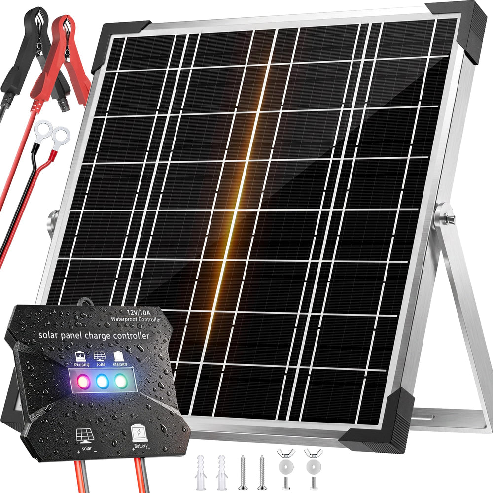 Voltset front panel view showing compact 20W design and durable frame for reliable charging