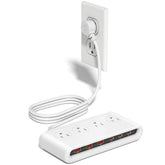 VPSUN front view showing all ports and neat layout for organized charging
