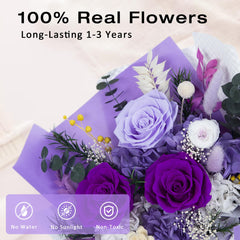 Vrioca close-up of preserved rose petals highlighting texture and lasting color