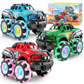 Vroomix front packaging showing three GlowRover trucks, great for gifting