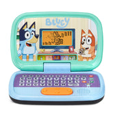 VTech Bluey Game Time Laptop open front view showing interface for quick play