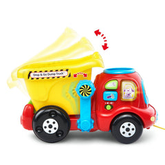 VTech top-loading hole close-up showing where rocks drop and teach counting