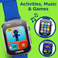 VTech KidiZoom DX4 dual camera close-up enabling selfies and outward photos