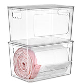 vtopmart clear front view showing easy one-handed bag dispensing and tidy storage