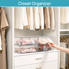 Vtopmart drawers stacked securely to maximize vertical storage space