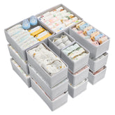 Vtopmart front pack showing all 18 bins and organized contents benefit tidy storage