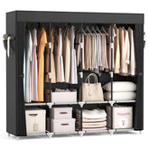 VTRIN front view showing full covered wardrobe and organized clothes