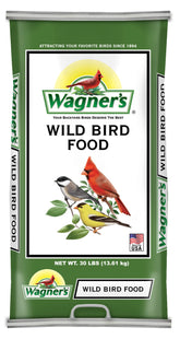 Wagner's front of bag showing product name and 30-pound size, clear benefit: easy identification