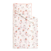 Wake In Cloud front view floral mat showing full sleeping surface and pattern benefits
