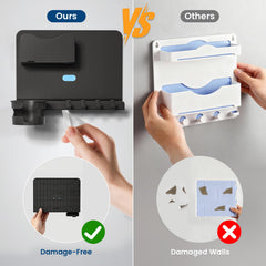 WALfuyao top slot holding a tablet for organized device storage benefit