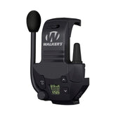Walker's front view of attachment showing controls and compact profile for easy use