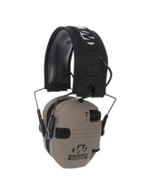 Walker's Razor Slim front view showing compact profile and comfortable padding benefit
