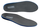 WALK·HERO front view of insole packaging showing product benefits and fit