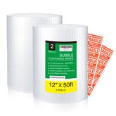 wanguagua front packaging showing two perforated rolls and product details for quick packing