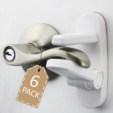 Wappa Baby front view on door showing secure childproofing benefit