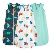 WarmWrap front view showing three-pack packaging and calm nursery style benefit