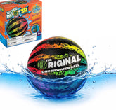 Watermelon Ball front view showing colorful design and pool-ready look