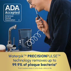 Waterpik Aquarius removable reservoir open top-fill design for fast refills