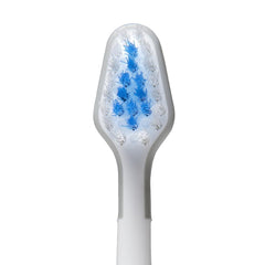 Waterpik reverse view highlighting built-in tongue scraper for fresher breath