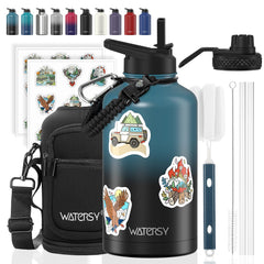 WATERSY front view showing bottle design and capacity benefit