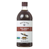 Watkins bottle front packaging showing brand and 16 ounce size for pantry convenience