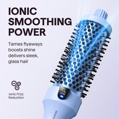 wavytalk heated bristles detail demonstrating grip and efficient curling
