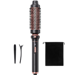 wavytalk front view brush showing sleek design and quick styling benefit