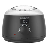 waxkiss front view with see-through lid showing neat design and safety
