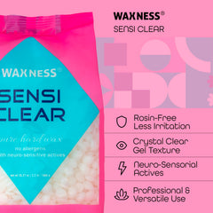 Waxness applied on upper lip demonstrating precise facial use and comfort