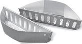 Weber char-basket front view showing durable aluminized steel for long-lasting use