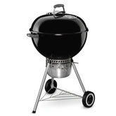 Weber front view showing 22-inch bowl and classic silhouette for reliable grilling