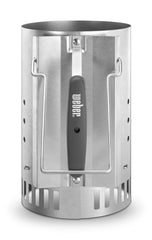 Weber Rapidfire top view highlighting cone-shaped grate for focused airflow and faster ignition