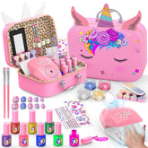 Websonaw unicorn organiser case front view showing storage and playful design
