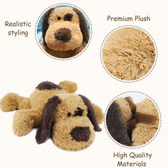 WEIGEDU puppy face detail with gentle expression for comforting hugs