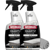 Weiman bottle front packaging showing product and size benefits