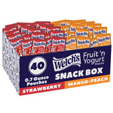 Welch's front packaging showing variety box and portable benefit