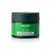 Weleda Skin Food front jar showing label and compact size, highlights natural formulation