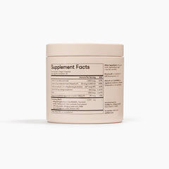 WELLBEL label ingredient panel highlighting vegan, non-GMO, gluten-free
