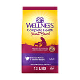 Wellness front of bag showing turkey and oatmeal benefits
