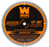 WEN BL1080 front face view showing blade profile and clean finish benefit