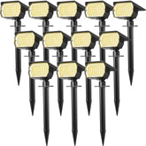 WENATY front cluster of 12 spotlights showing coverage and easy setup